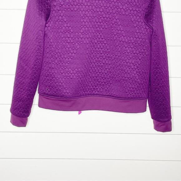 IVIVVA BY LULULEMON Wherever You Go Reversible Bomber Jacket Plum Size 14 - Picture 10 of 12